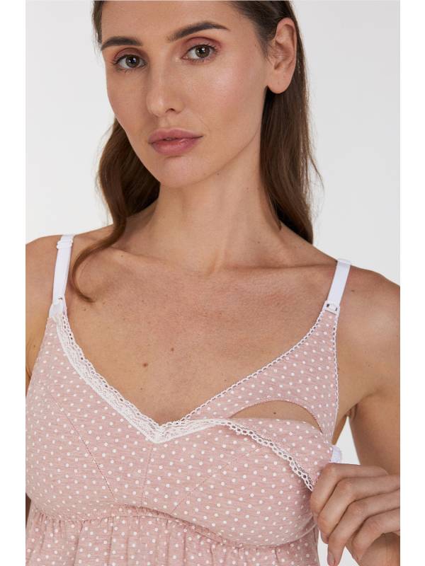 Нічна сорочка для годуючих  Peachy Pearl
