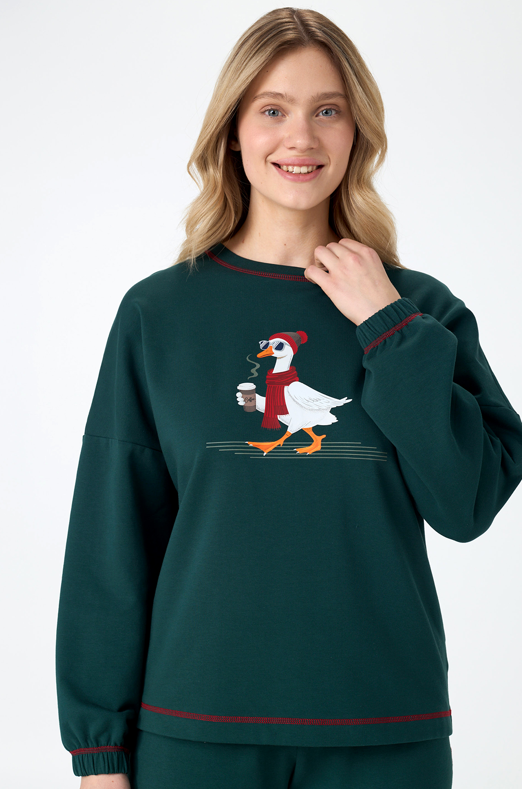 Піжама жіноча TOO COOL GOOSE зелений
