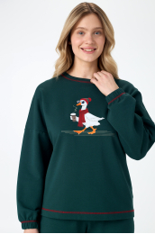 Піжама жіноча TOO COOL GOOSE зелений