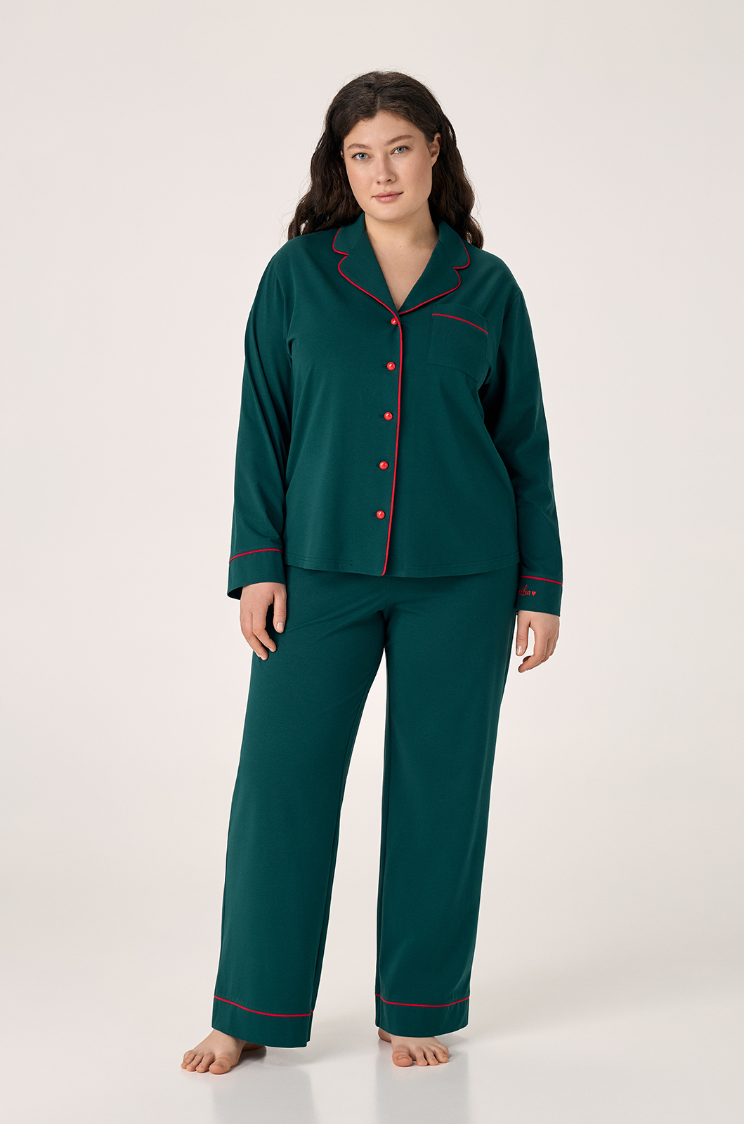 Пижама женская ELEGANT GREEN зелёный